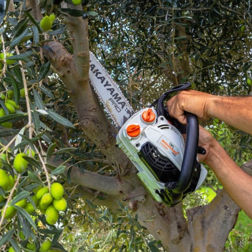 NAKAYAMA Pro PC2525 Αλυσοπρίονο Κλαδευτικό Βενζίνης 25cc/1.4Hp,Λάμα 25cm,1/4''X1,1mm/56, 2,5Kg