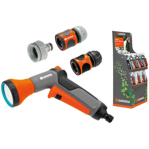 18299-34 Πιστόλι Νερού Σήτα Gardena με Πλήρες Σετ Σύνδεσης
