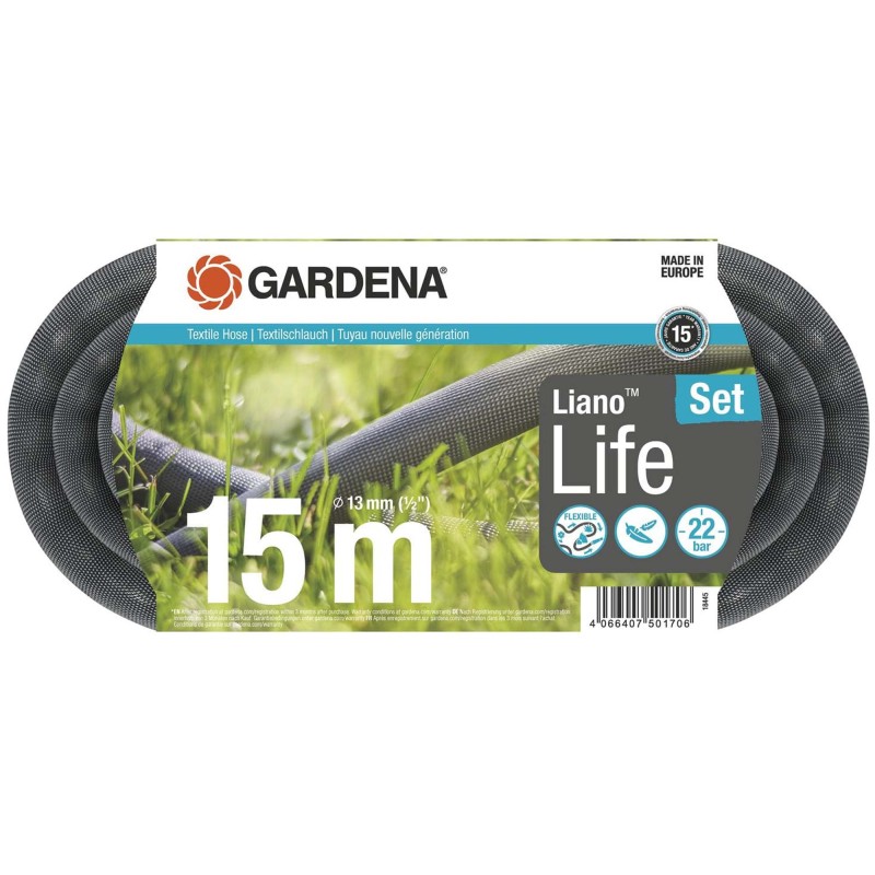 18445-20 Λάστιχο Υφασμάτινο Gardena Liano Life 1/2 18445-20 Λάστιχο Υφασμάτινο Gardena Liano Life 1/2
