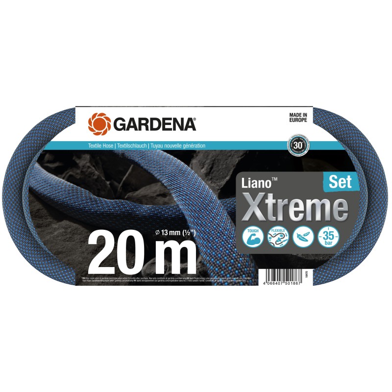 18470-20 Λάστιχο Gardena Υφασμάτινο Liano Xtreme 1/2