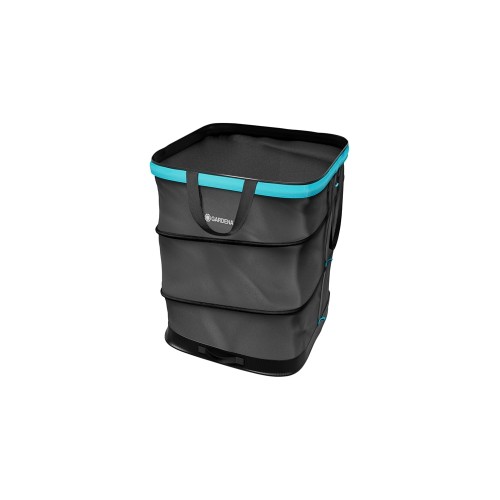 11715-20 Aναδιπλούμενος Tετράγωνος Κάδος Συλλογής Απορριμμάτων Gardena 127lt