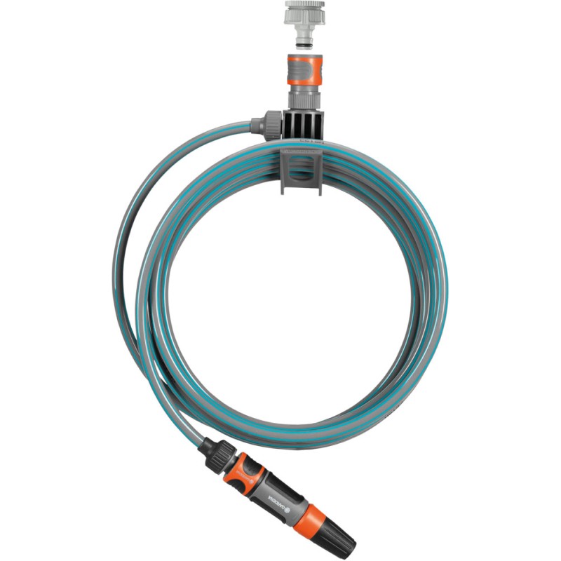 18401-20 Λάστιχο Gardena Σπιράλ City Gardening 7,5m Σετ με ακροφύσιο & συνδέσμους OGS